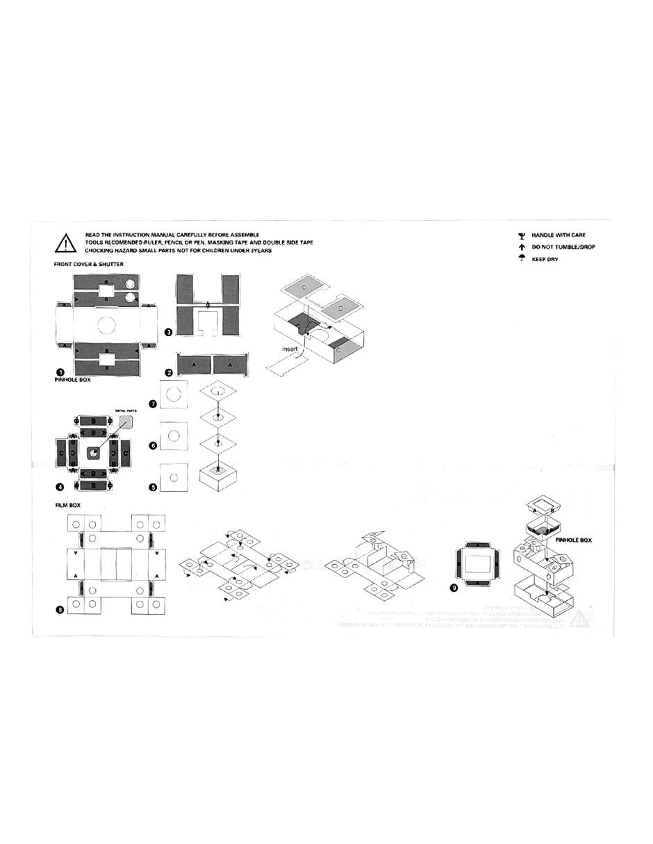 Camara Estenopeica juego armable infantil unisex 4