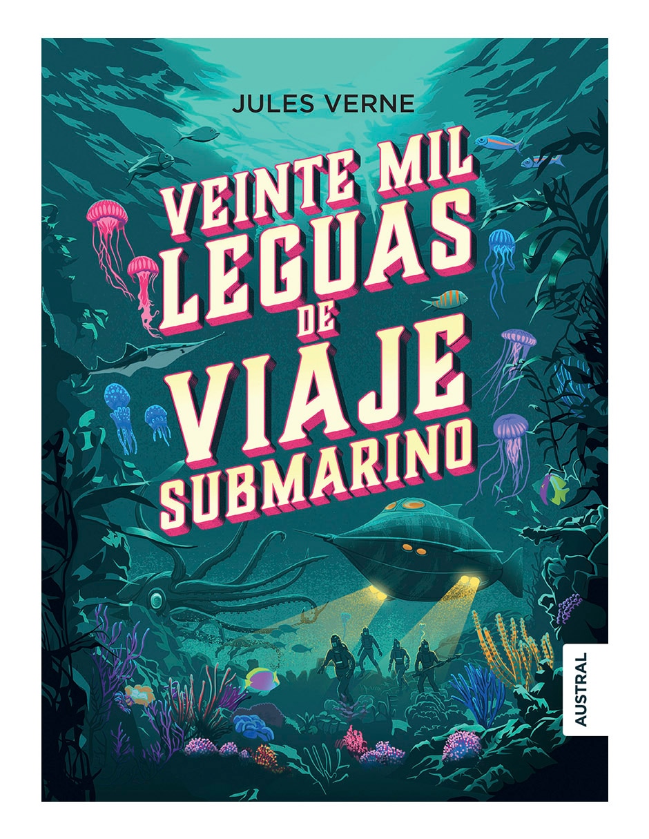 Libro Veinte mil leguas de viaje submarino de Jules Verne