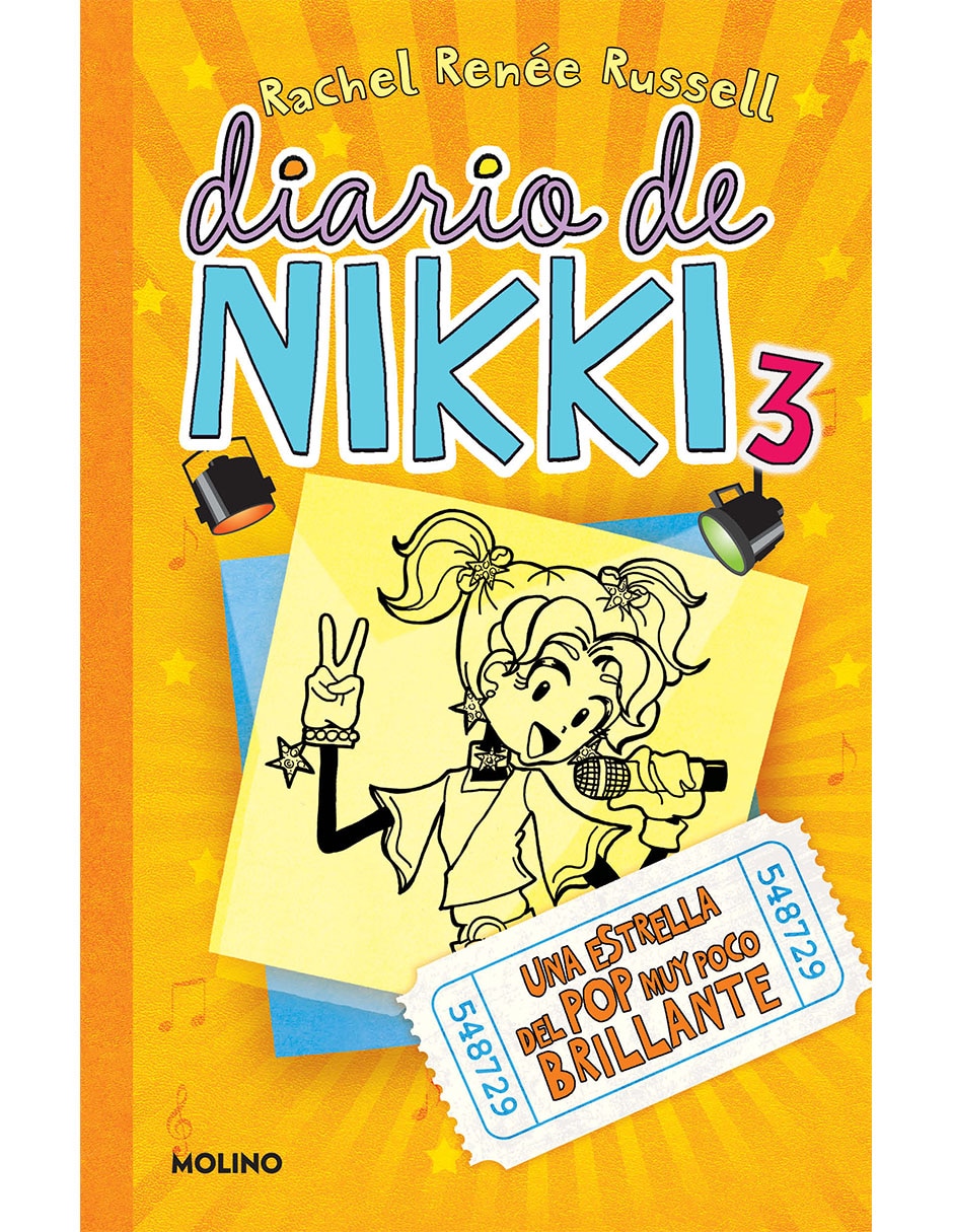 Libro Diario de nikki 3: una estrella del pop muy poco brillante de Rachel Renée Russell de Rachel Renée Russell
