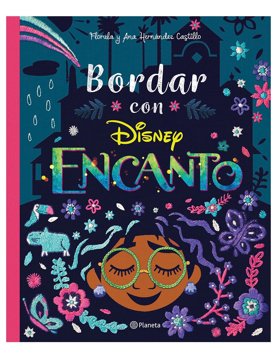 Libro Bordar con encanto de Disney de Disney