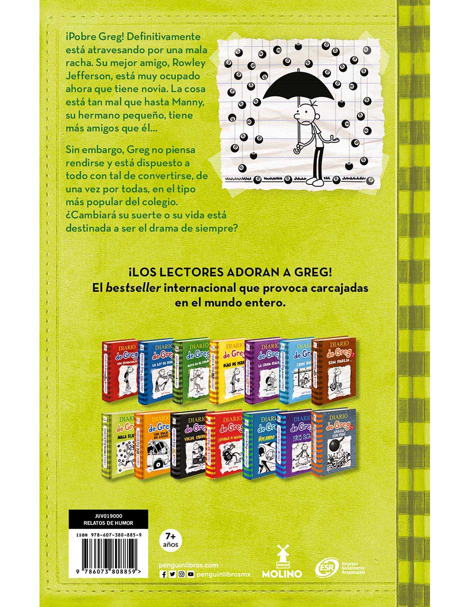 Libro Diario de greg 8: mala suerte de Jeff Kinney 2