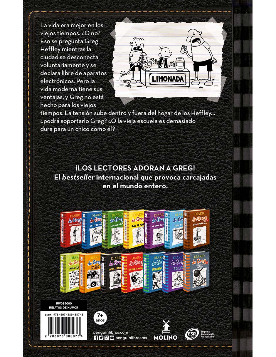 Libro Diario de greg: vieja escuela de Jeff Kinney 2