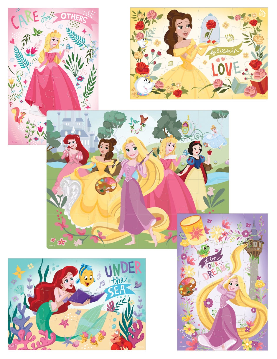 Set de rompecabezas Princesas Disney 2