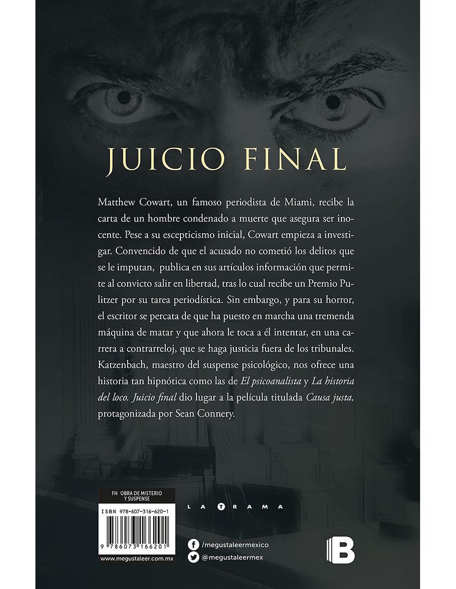 Libro Juicio final de John Katzenbach 2