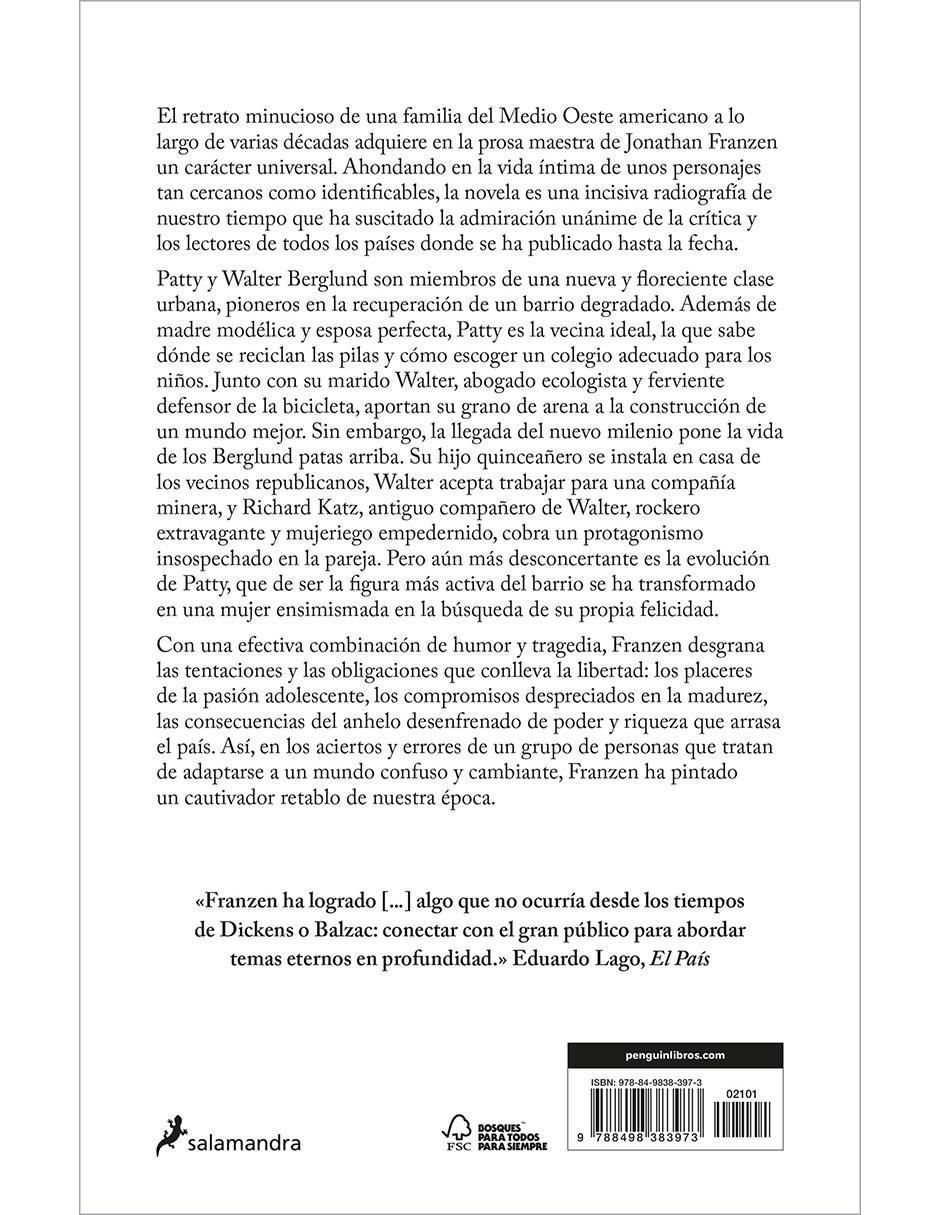 Libro Libertad de Franzen, Jonathan 2