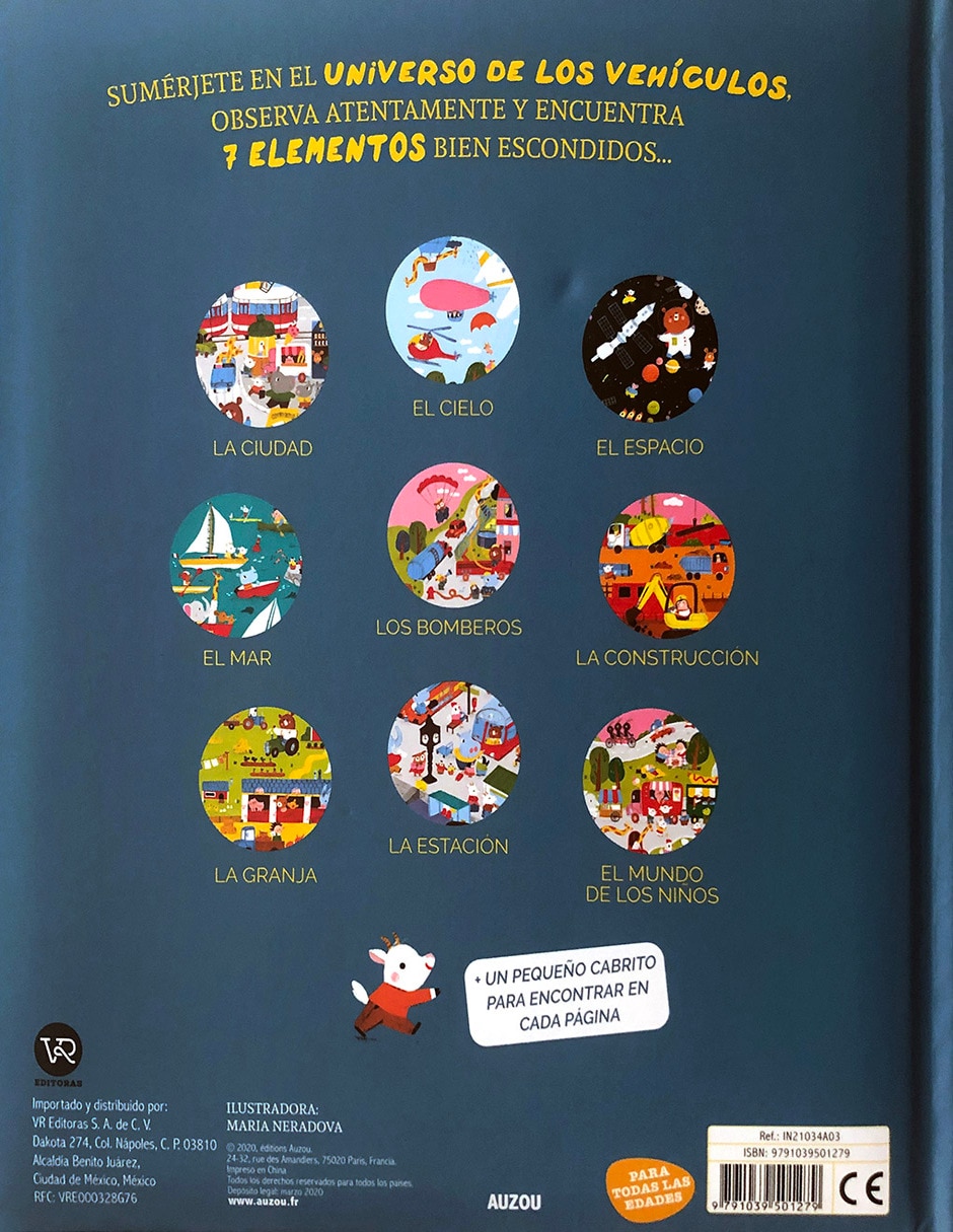 Libro Busca y encuentra vehiculos de Auzou 2