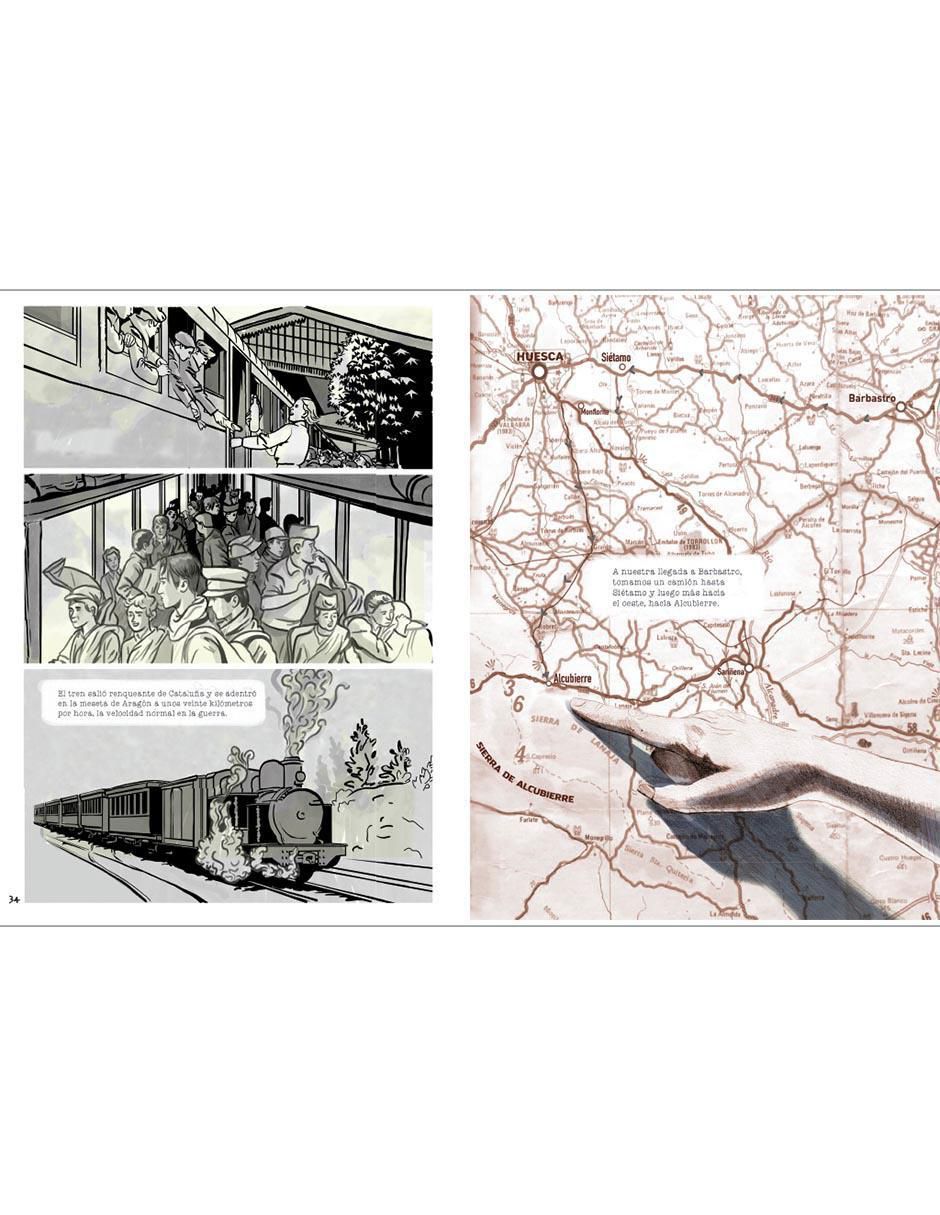Libro Homenaje a Cataluna (Adaptación gráfica) de George Orwell 2