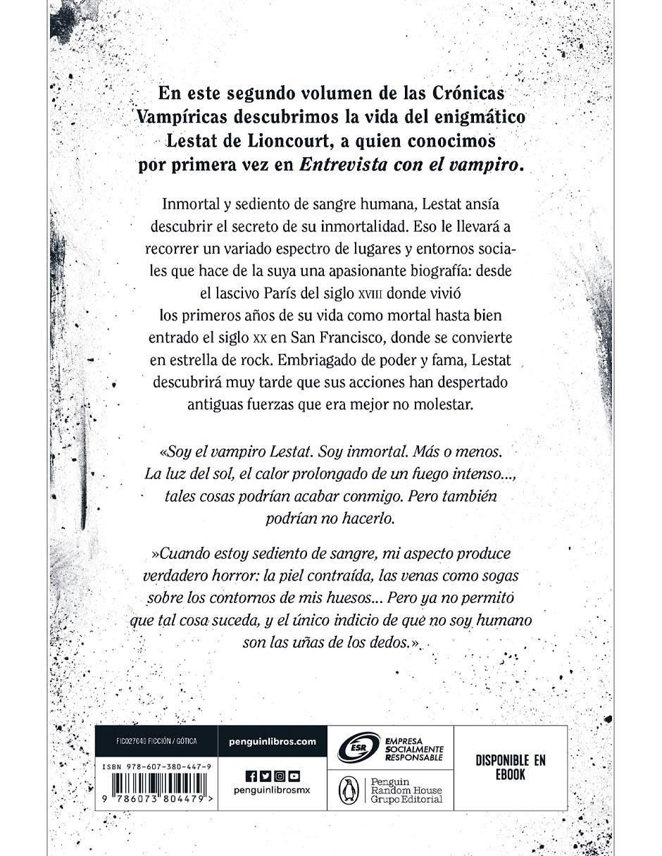 Libro Lestat el vampiro de Anne Rice 2