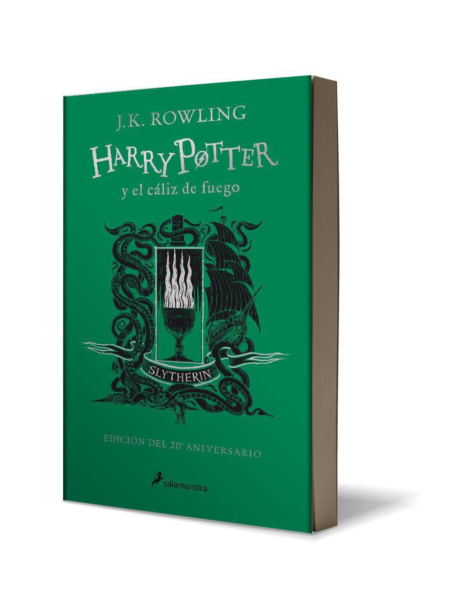 Libro Harry Potter y el cáliz de fuego (edición Slytherin del 20º aniversario) de J.K. Rowling 3