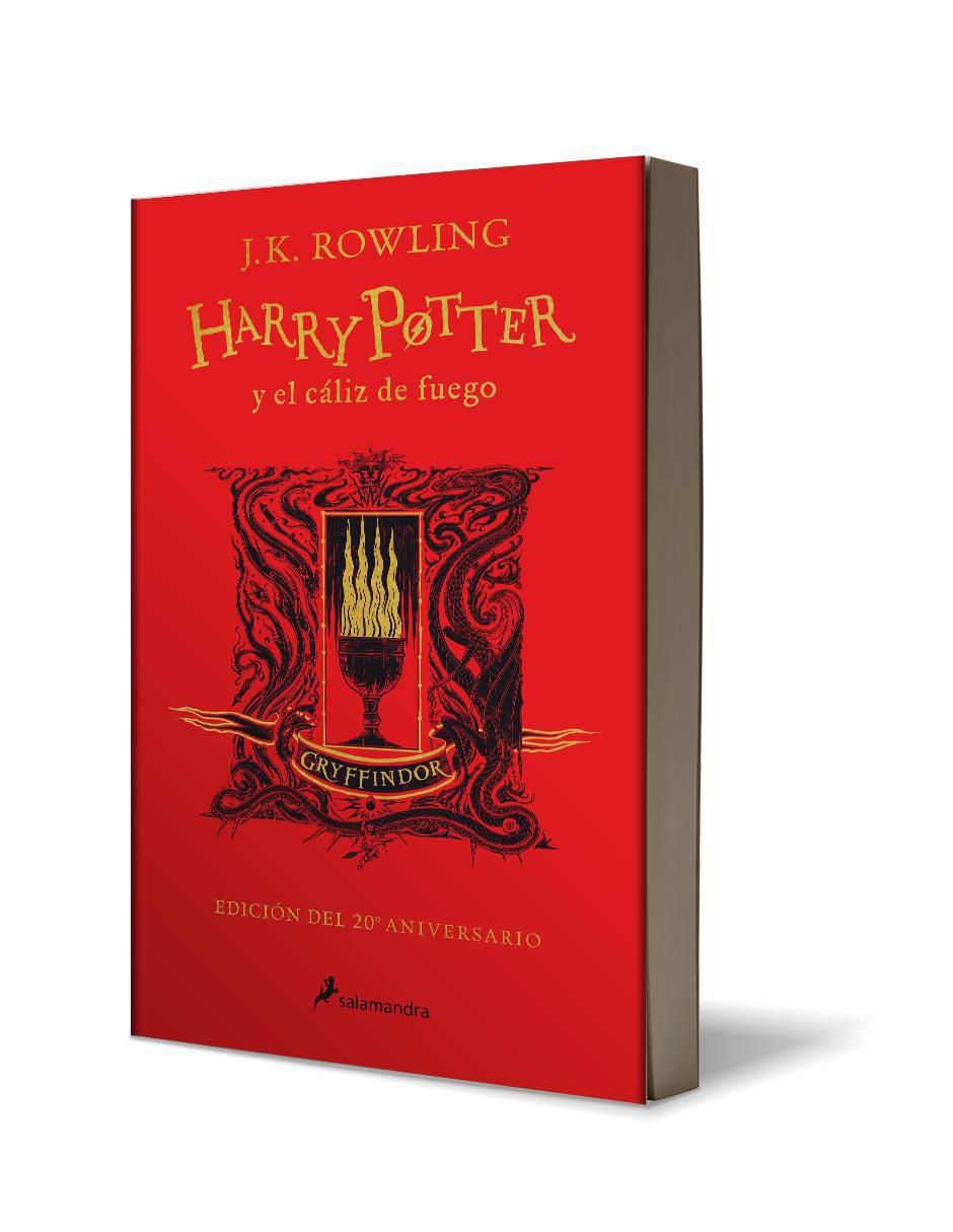 Libro Harry Potter y el cáliz de fuego (edición Gryffindor del 20º aniversario) de J.K. Rowling 2