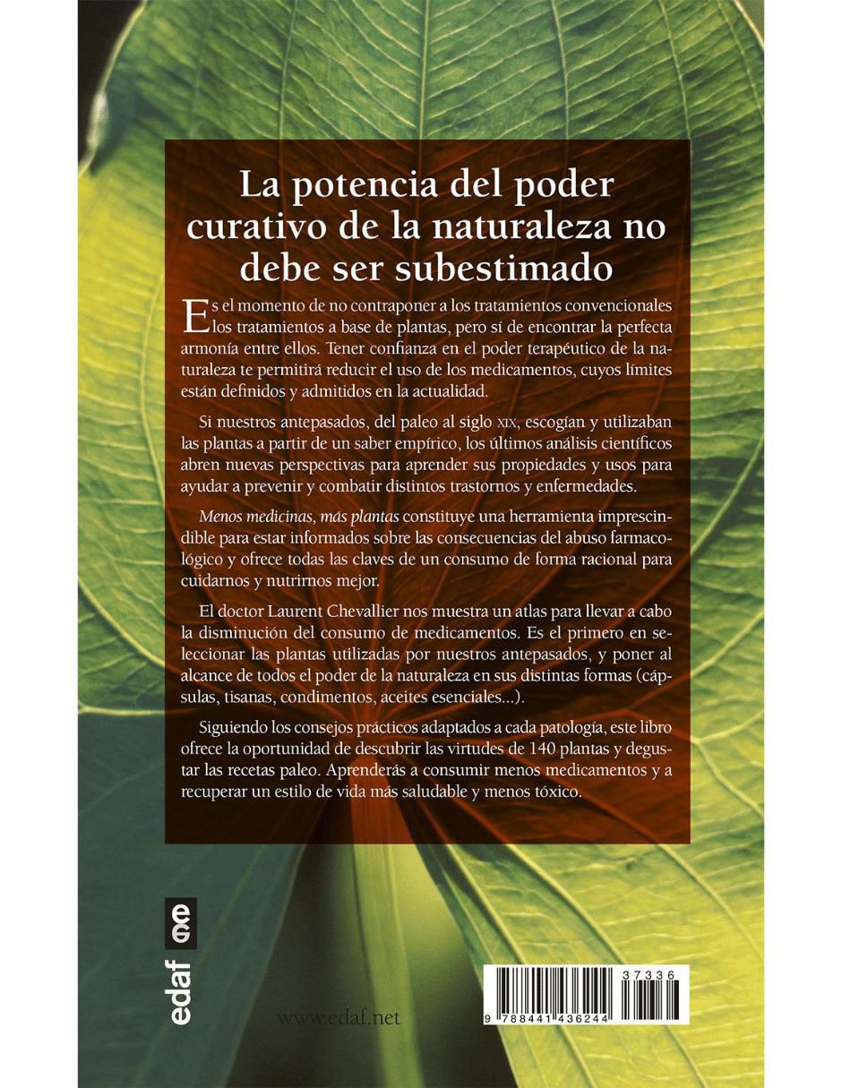 Libro Menos medicinas, mas plantas de Laurent Chevallier 2