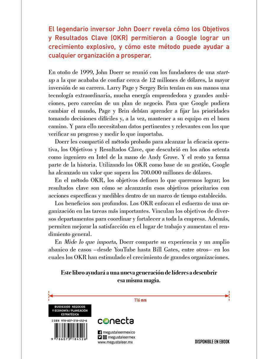 Libro Mide lo que importa de John Doerr 2