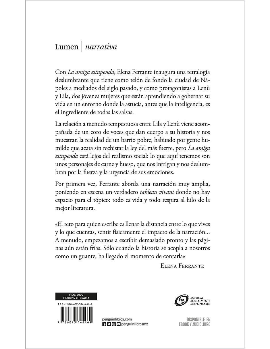 Libro La amiga estupenda de Elena Ferrante 2