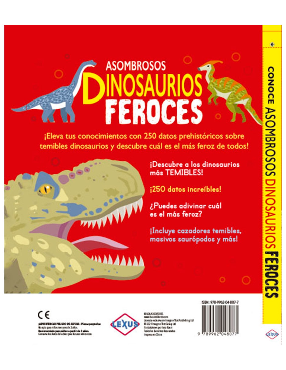 Libro Asombrosos dinosaurios feroces de Joshua George / Matt O'Neil 2