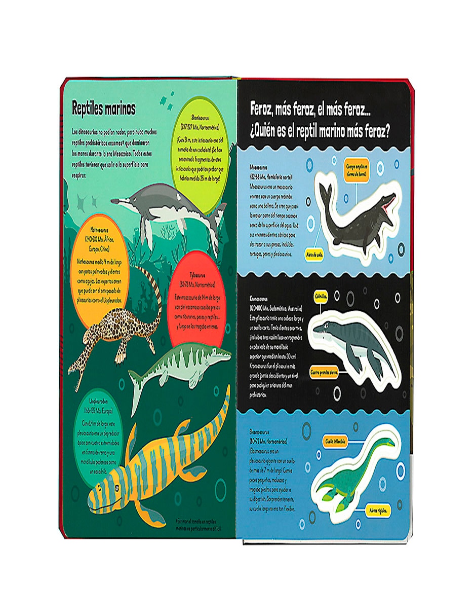 Libro Asombrosos dinosaurios feroces de Joshua George / Matt O'Neil 3
