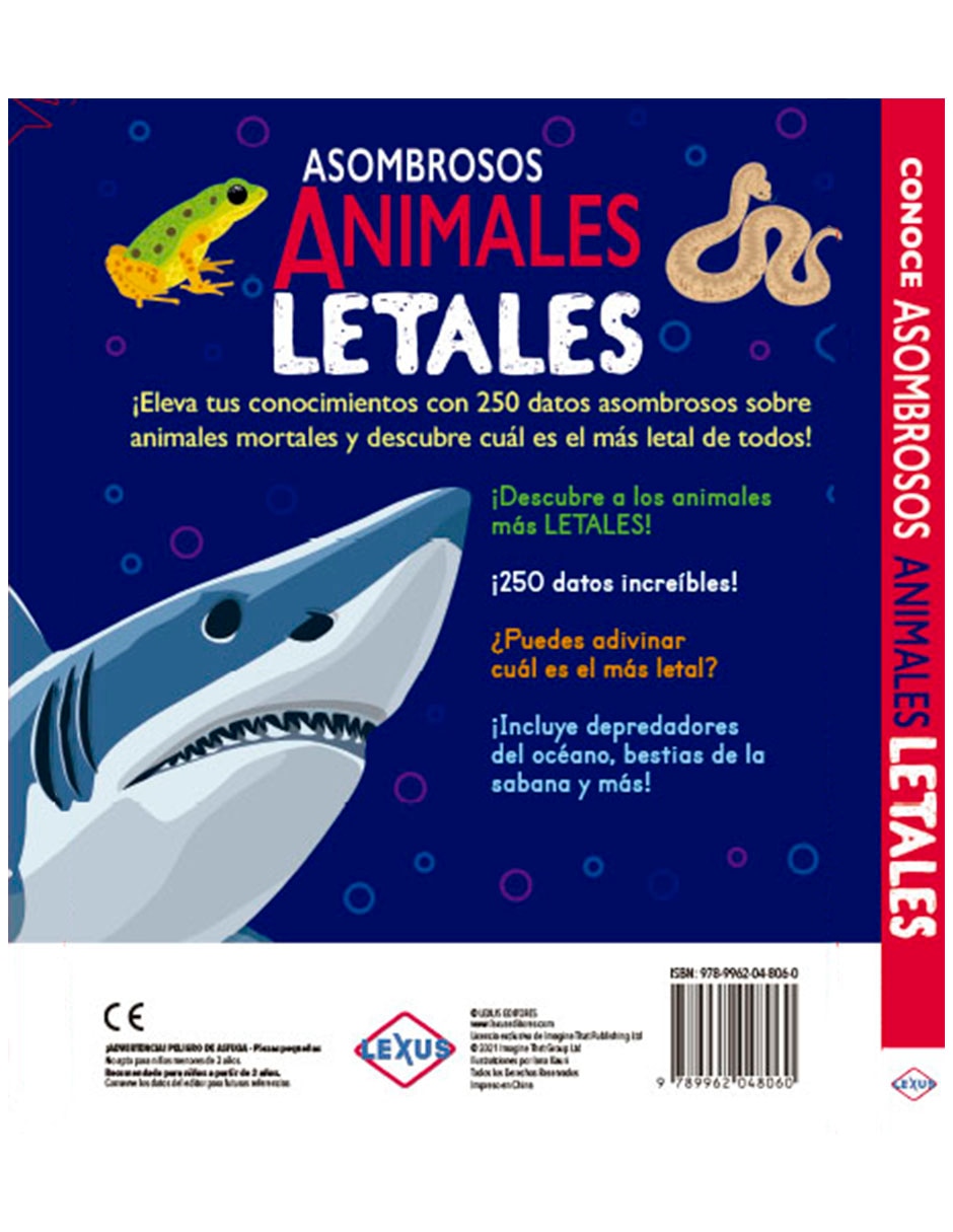 Libro Asombrosos animales letales de Joshua George / Matt O'Neil 2