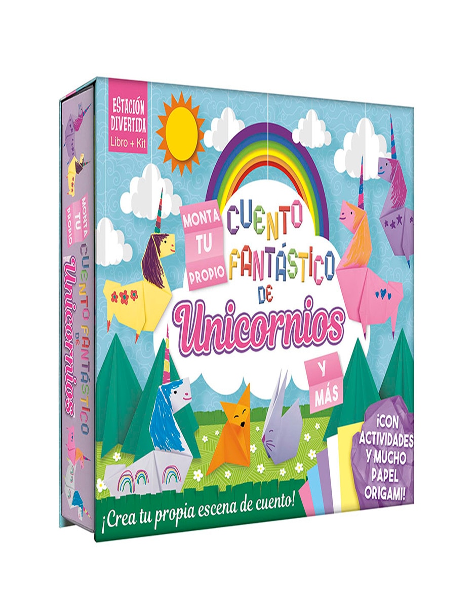 Libro Monta tu cuento fantástico de unicornios de Lexus