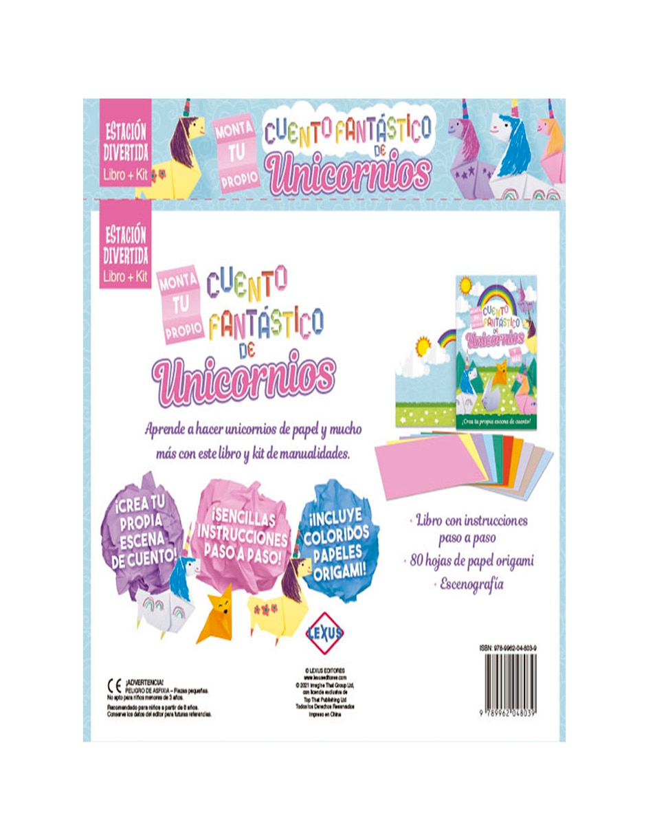 Libro Monta tu cuento fantástico de unicornios de Lexus 2