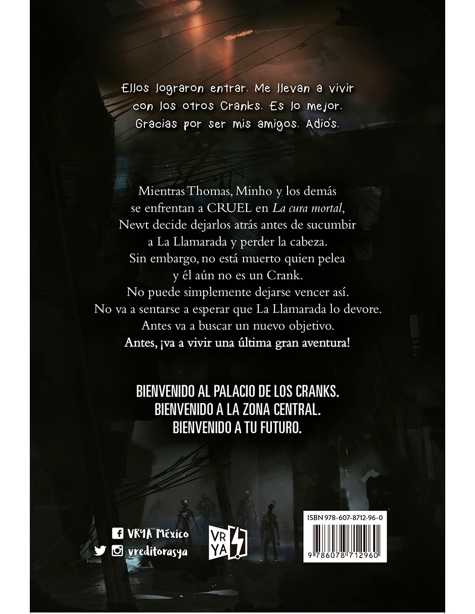 Libro El palacio de los cranks de James Dashner 2