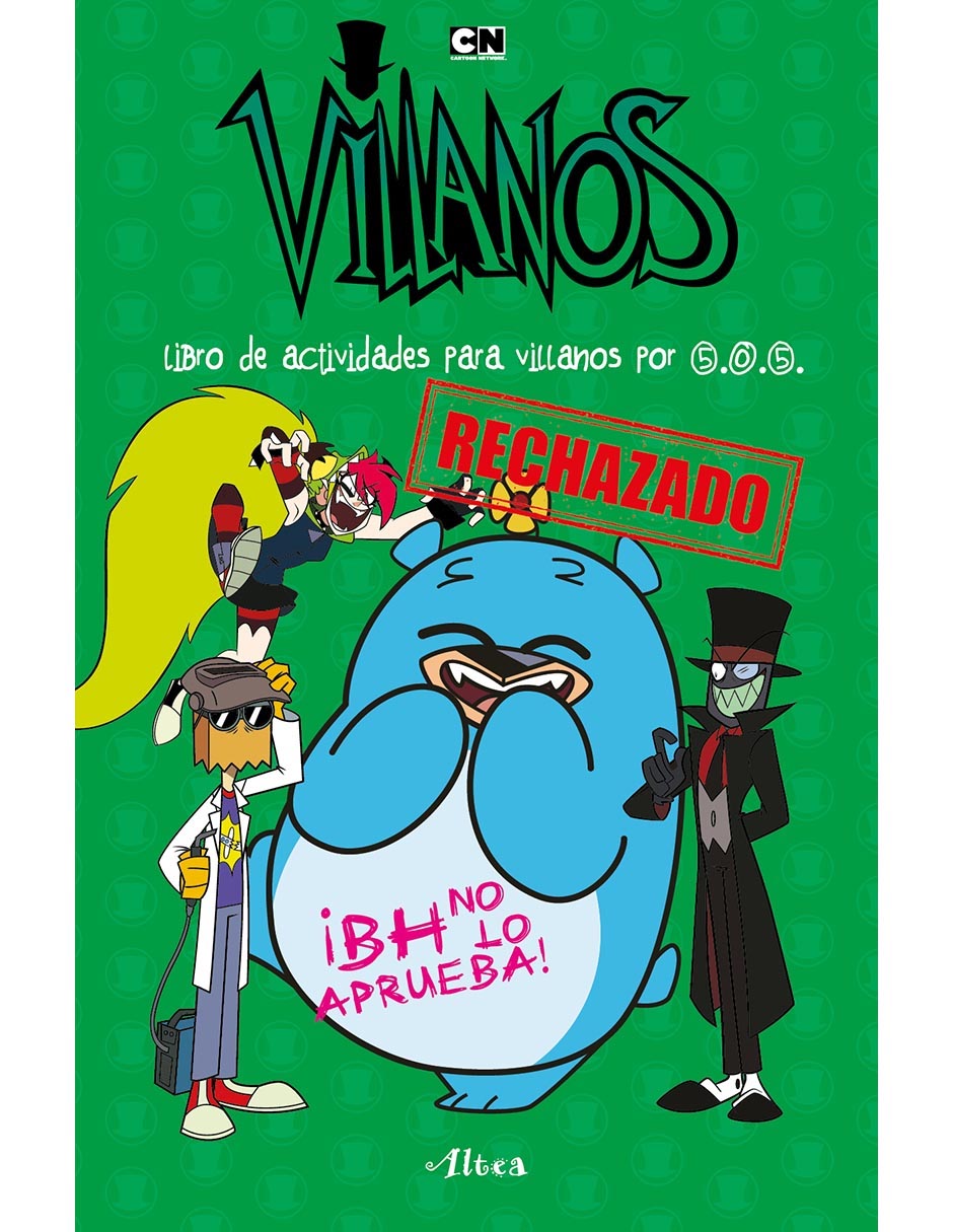 Libro de actividades y colorear para villanos, Alan ituriel