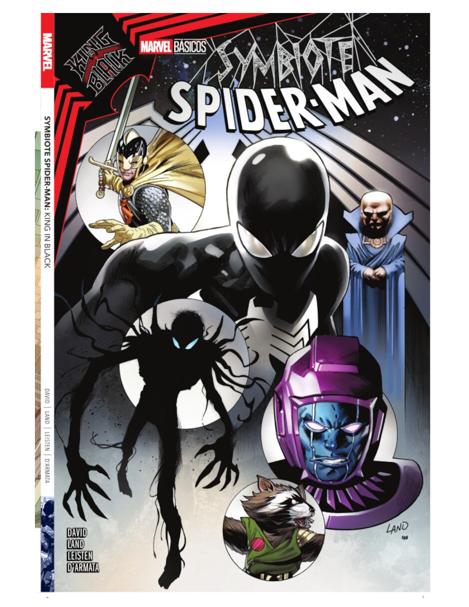 Comic Symbiote Spider-Man Rey de Negro  