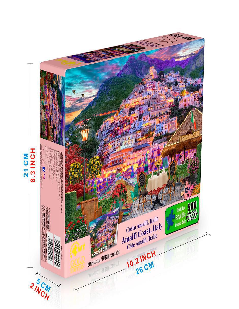 Rompecabezas Costa Amalfi, Italia 500 piezas 6