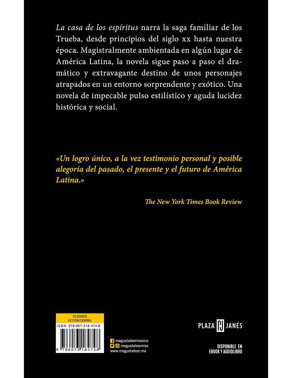 Libro La casa de los espíritus de Isabel Allende 2