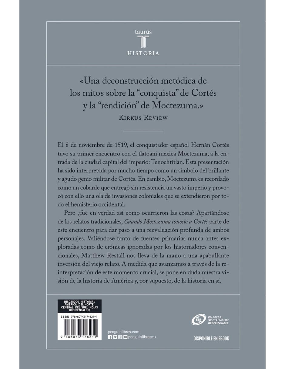 Libro Cuando Moctezuma conoció a Cortés de Restall, Matthew 2