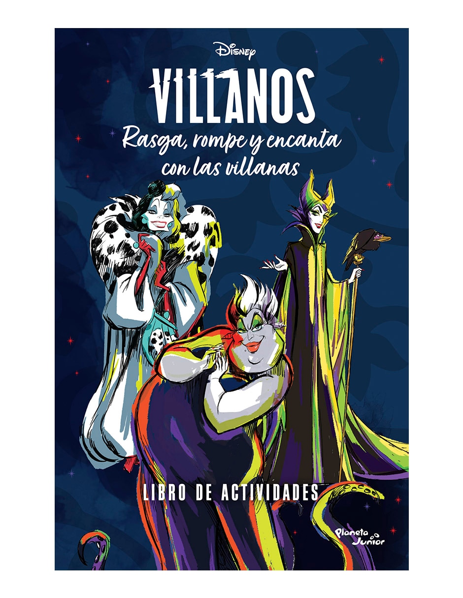 Libro Villanos. rasga, rompe y encanta con las villanas de Disney