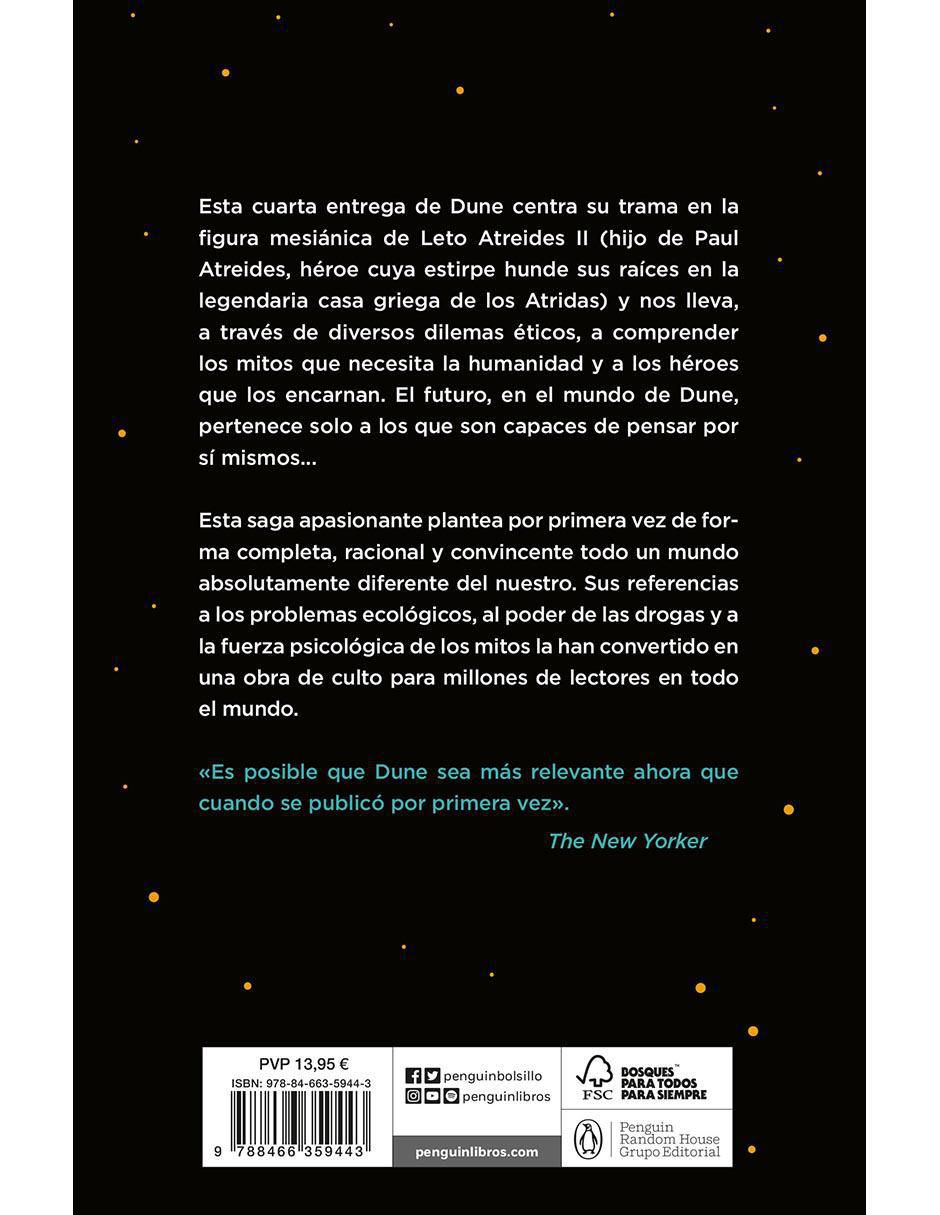 Libro Dios emperador de Dune de Frank Patrick Herbert 2