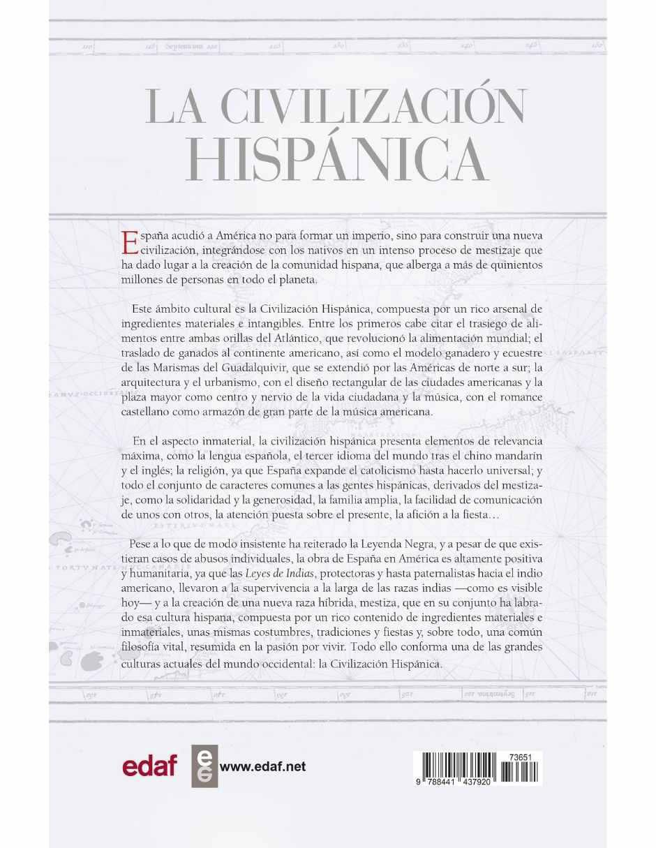 Libro La civilización hispánica, el encuentro de dos mundos de Borja Cardelús 2