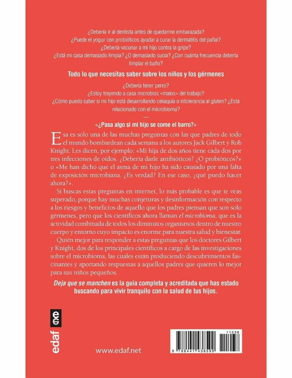 Libro Deja que se manchen de Jack Gilbert / Rob Knight 2