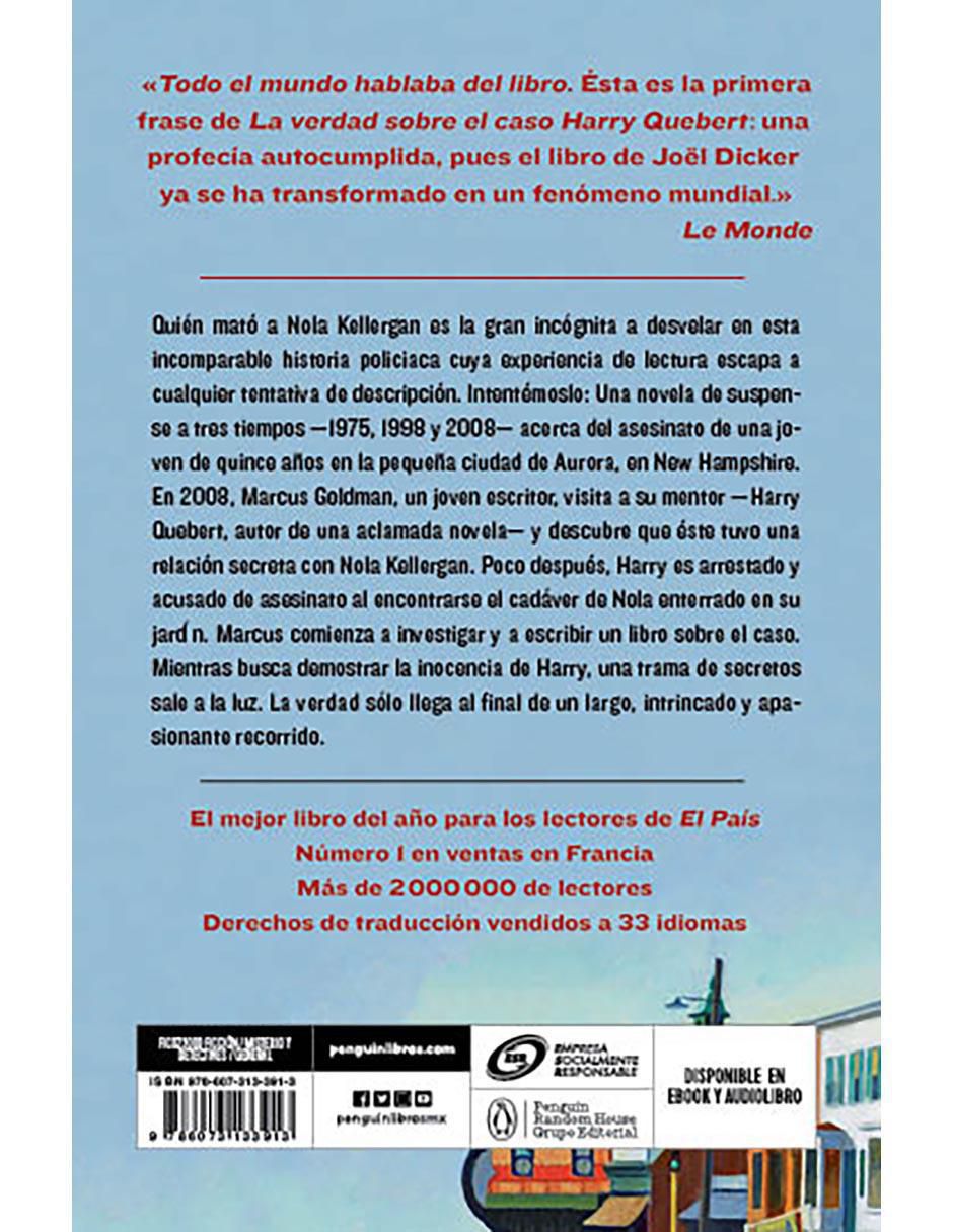 Libro La verdad sobre el caso Harry Quebert de Joel Dicker 2