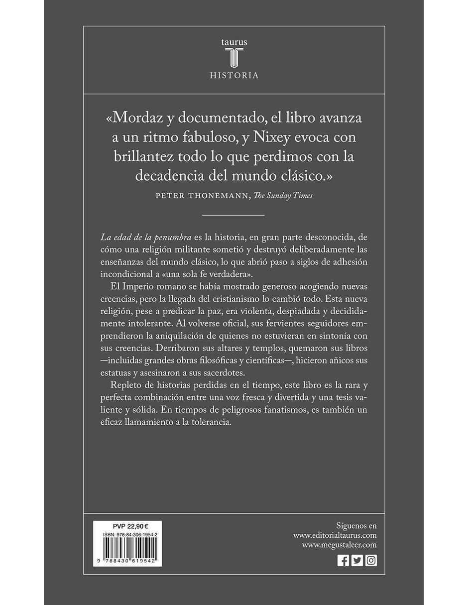 Libro La edad de la penumbra de Catherine Nixey 2
