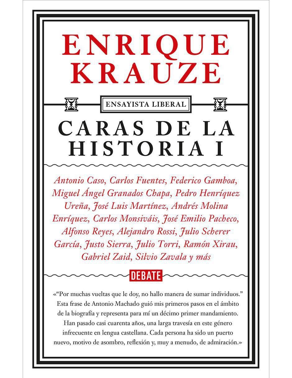 Libro Caras de la historia I de Enrique Krauze