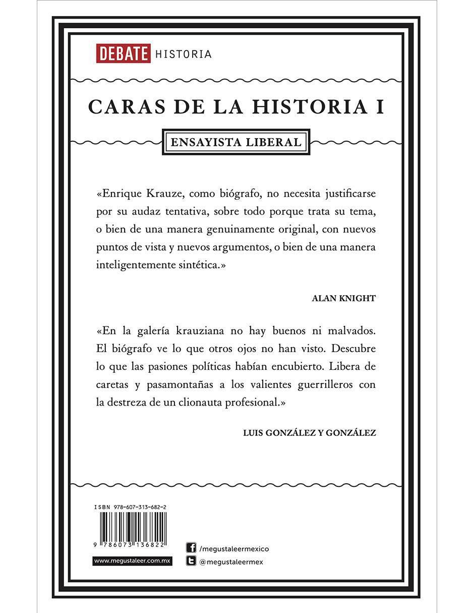 Libro Caras de la historia I de Enrique Krauze 2