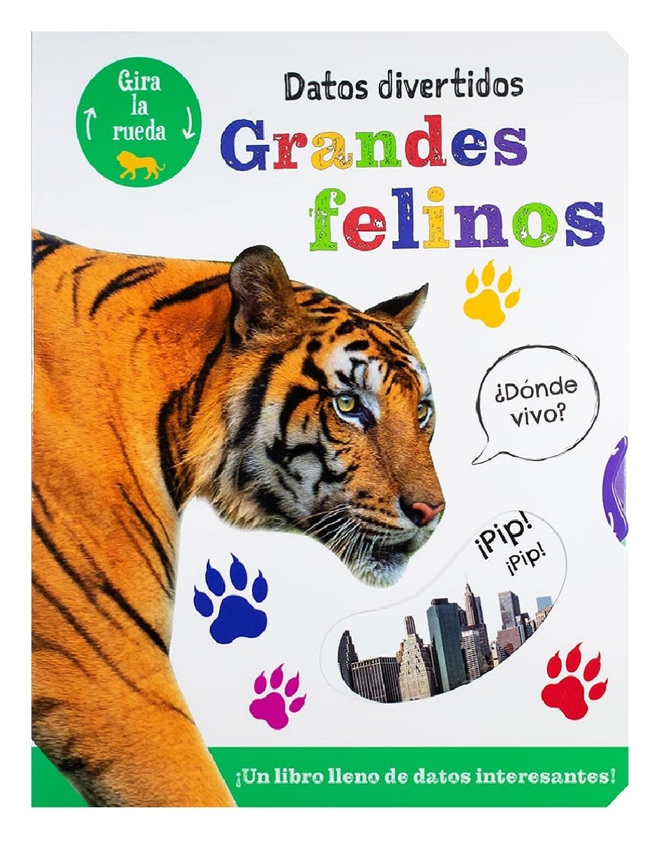 Libro Datos divertidos grandes felinos de Varios
