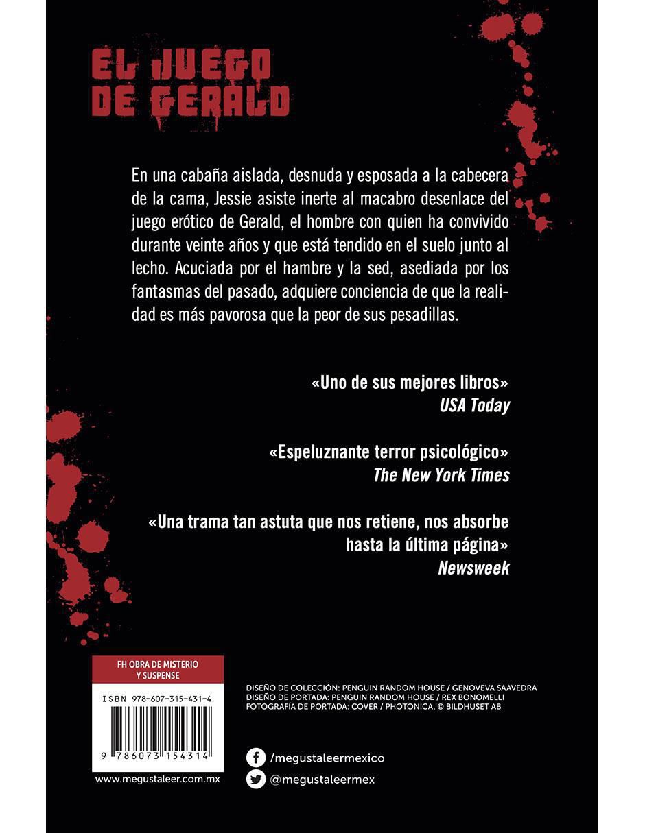 Libro El juego de gerald de King, Stephen 3