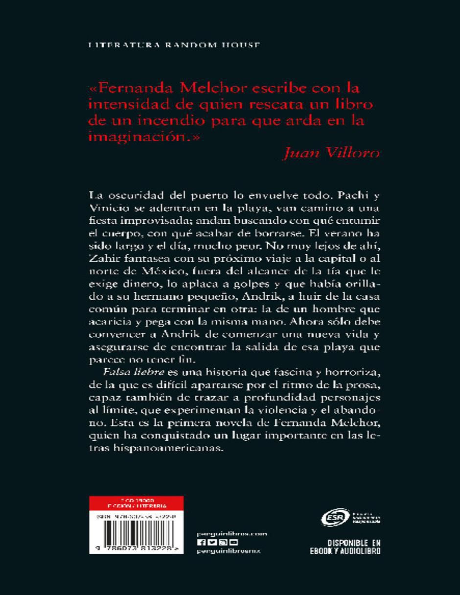 Libro Falsa liebre de Fernanda Melchor 2