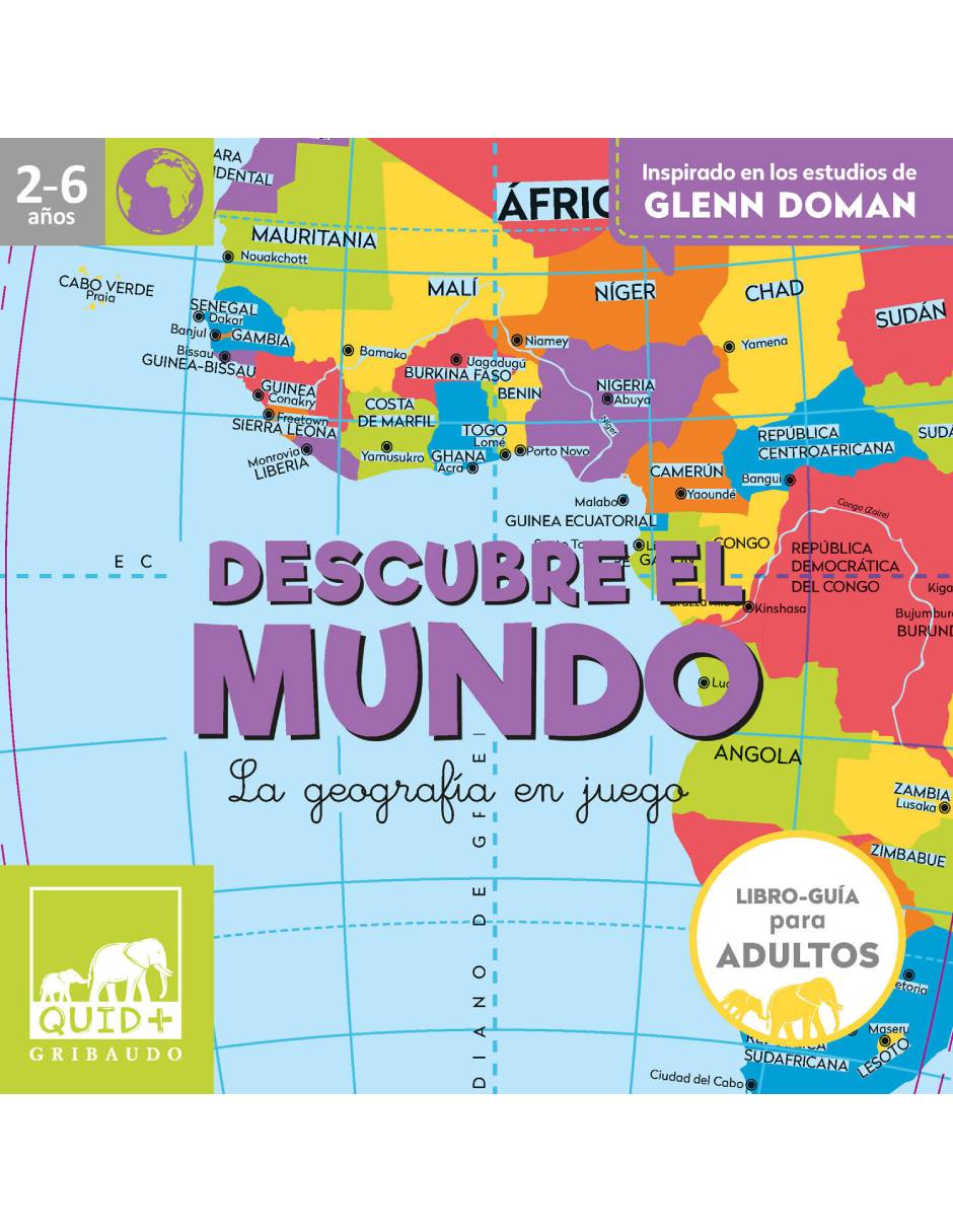 Libro Descubre el mundo. la geografía en juego (incluye cartas, globo terráqueo inflable y libro-guía para adultos) de Varios