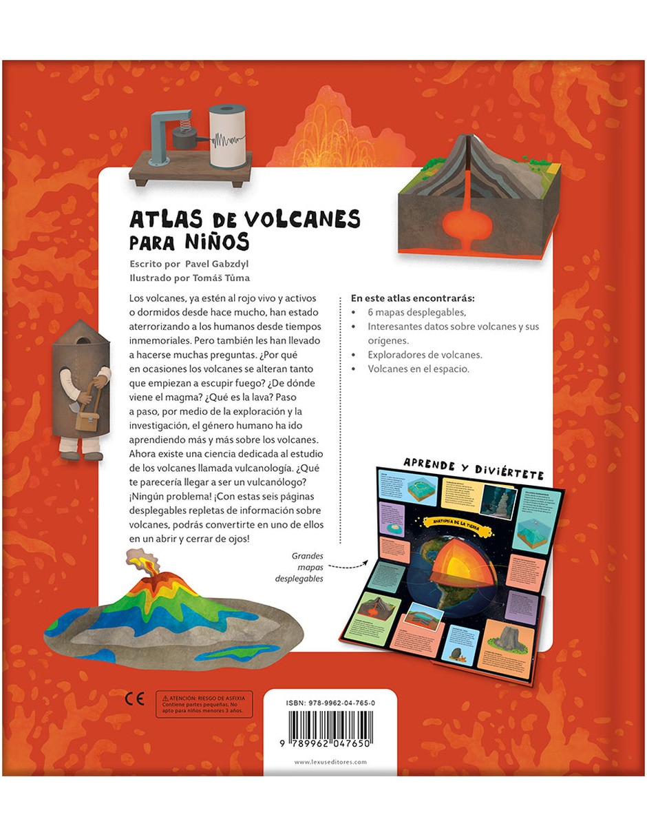 Libro Atlas de los volcanes para niños de 2