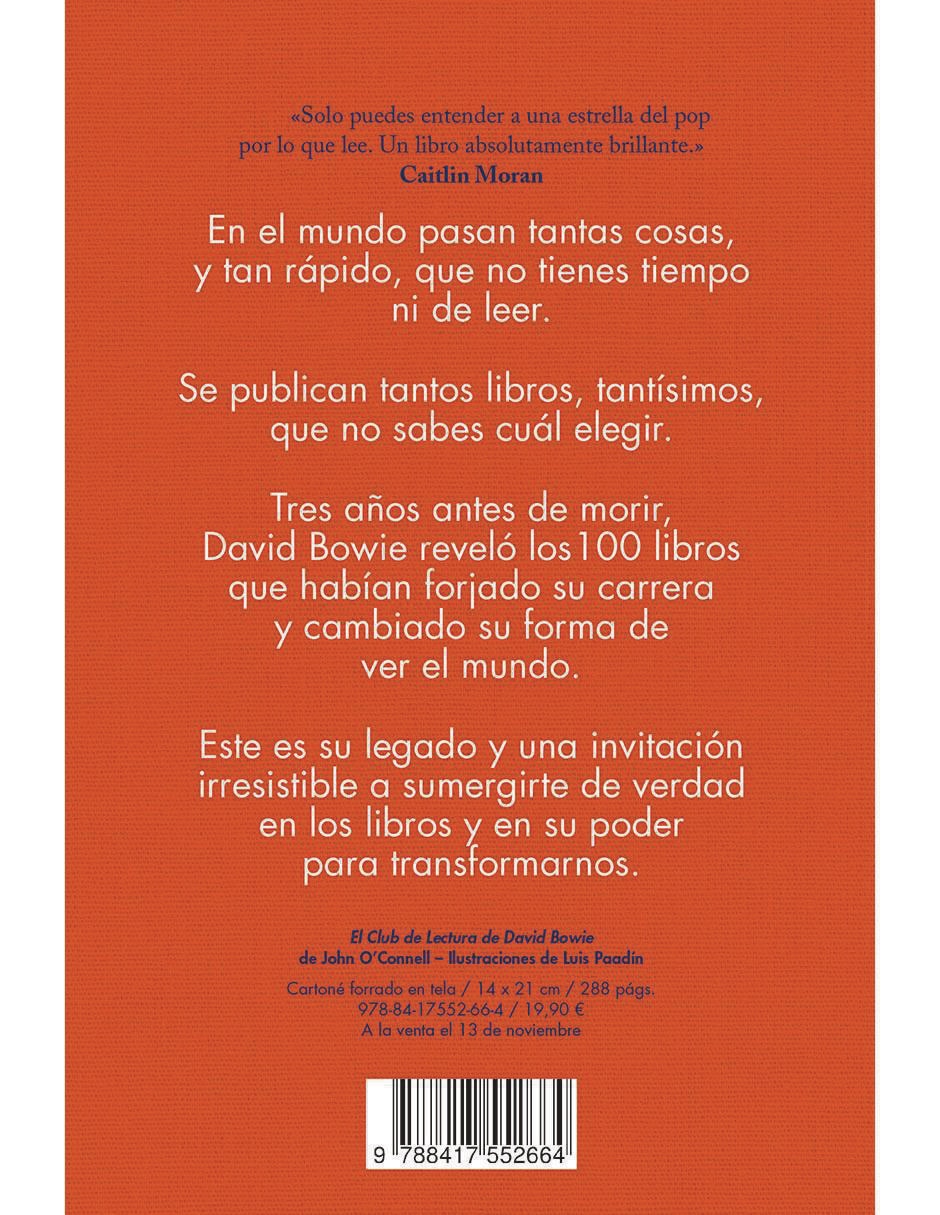 Libro El club de lectura de david bowie de John O'Connell 2