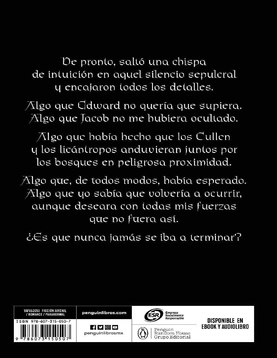 Libro Eclipse crepúsculo 3 de Meyer Stephenie 2