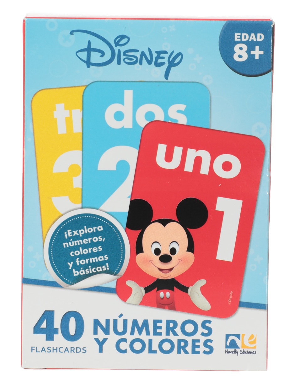 Tarjetas educativas números y colores 1