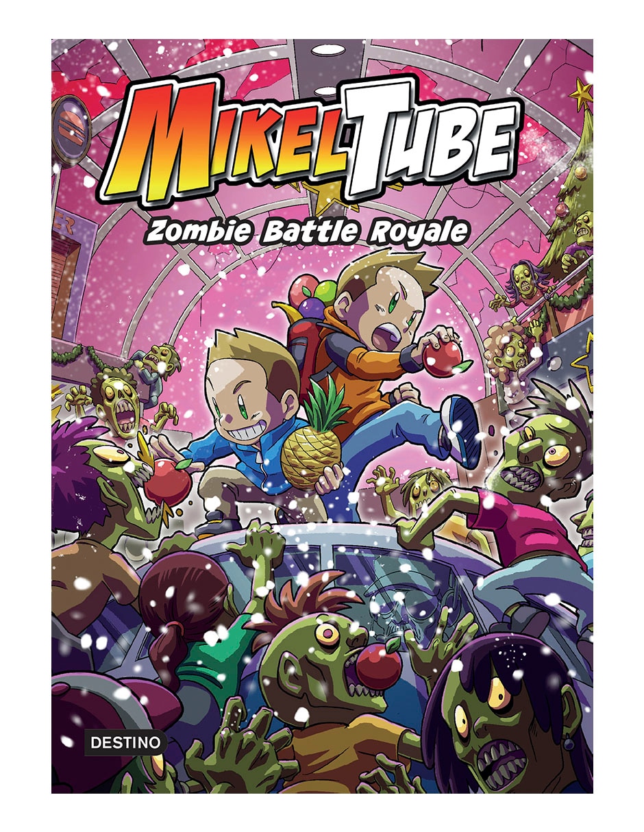 Libro Zombie battle royal de Mikeltube