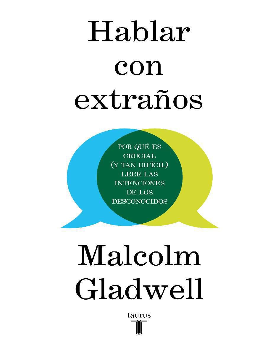 Libro Hablar con extraños de Gladwell Malcolm