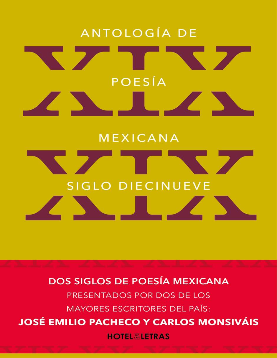 Libro Antología de poesía mexicana, siglos xix y xx de José Emilio Pacheco/ Carlos Monsiváis