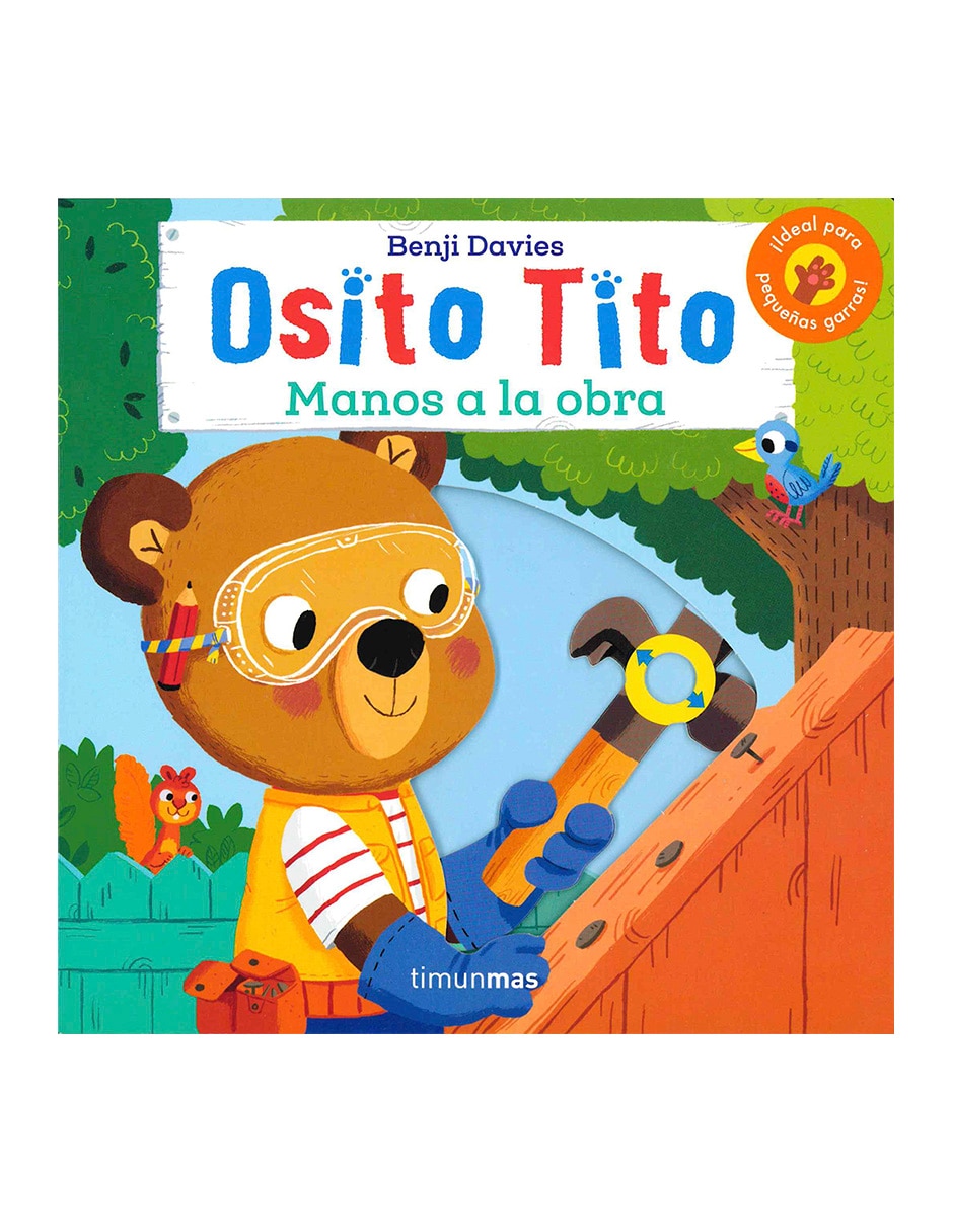 Libro Osito Tito: Manos a la obra de Benji Davies