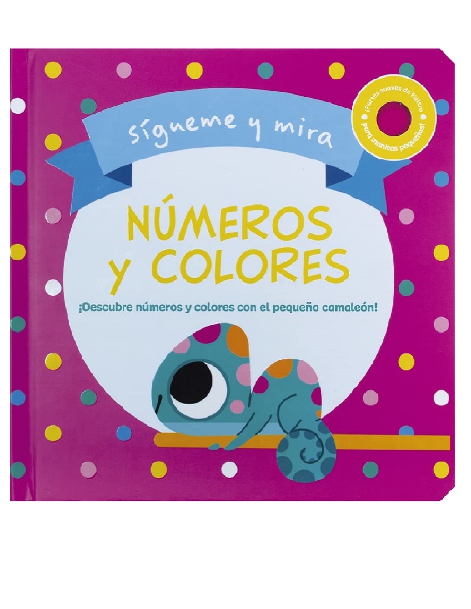 Libro con textura sígueme y mira: números y colores de Rebecca Weeraseke Libro con textura sígueme y mira: números y colores de Rebecca Weeraseke
