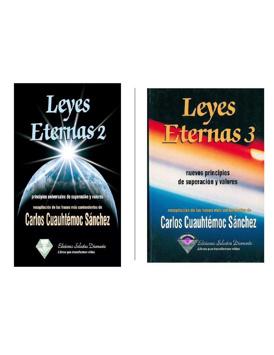 Box Set Leyes Eternas de Carlos Cuauhtémoc Sánchez